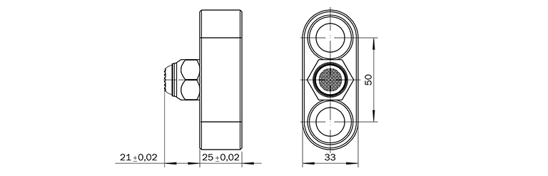 Plano de los Apoyos para amarres de piezas en utillajes modulares fabricados en España por Utillajes Legazpi